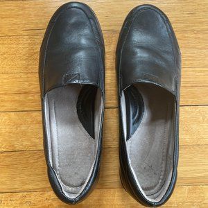 Naturalizer Womens Channing Black Solid D7965L1001 Leather Slip On Loafer 8-M
